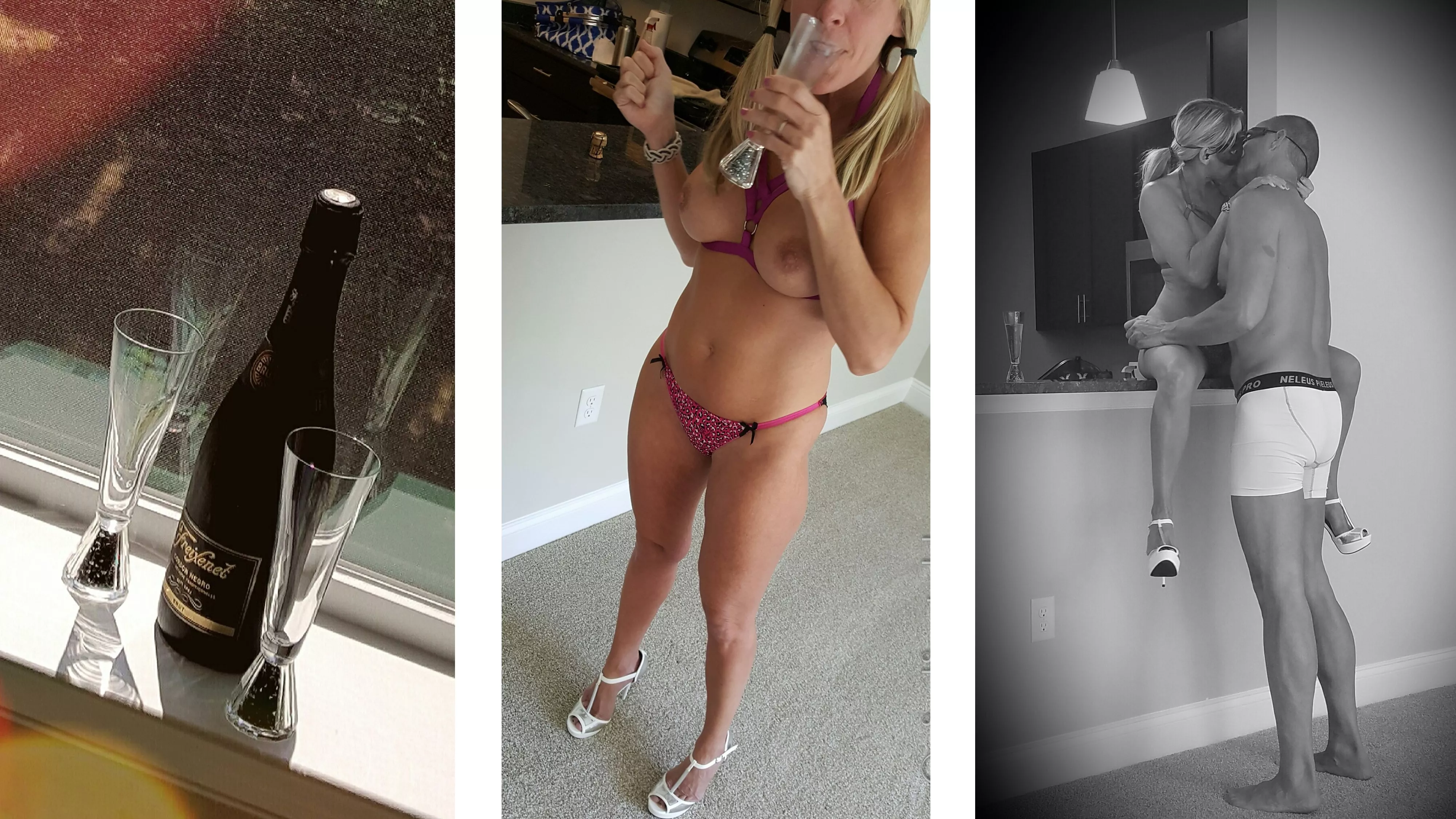 Two Firsts for Us (FM couple)::: I surprised Cory with the idea of our first 'break in' for a photo shoot. I scoped out a new apartment complex going up nearby and found the perfect target for a Sunday afternoon when no workers would be around. Champag posted by OurSoulSex