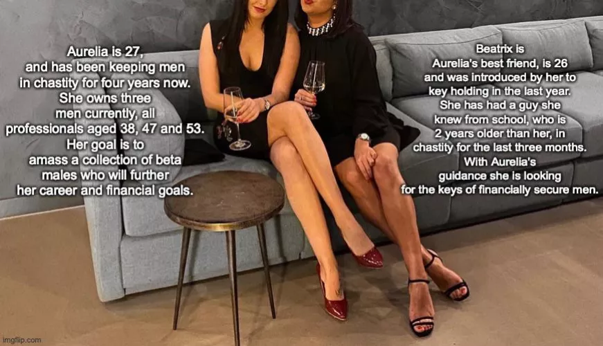 Two Goddesses looking for men to cage by donlogan83