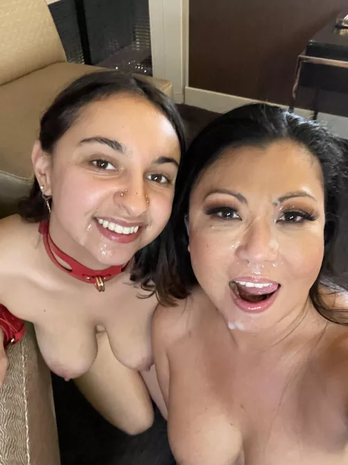 Two loads on our faces 🥵 by PEEEETO