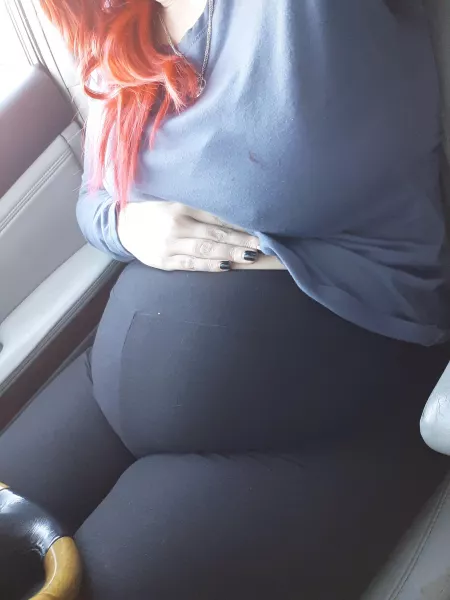 Two quarts of water and way too much Christmas food, hoping I could pass as preg? by onemoretime0030