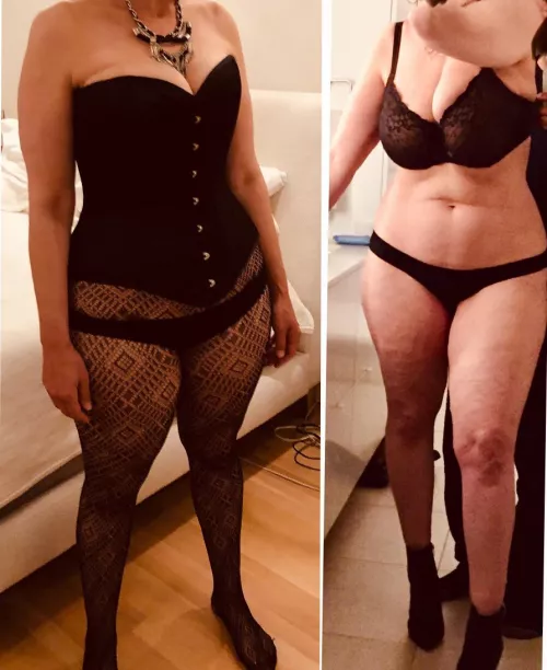 Two views of my slut wife. What do you think? [image] by leoverman96