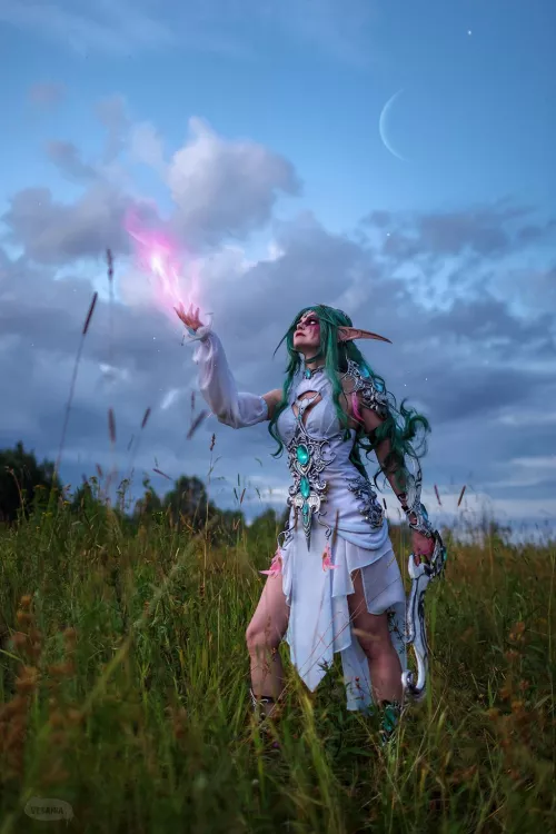 Tyrande Whisperwind (World of Warcraft) Photo: VESANIA Model: Fox_Magrra by Fox_Magrra