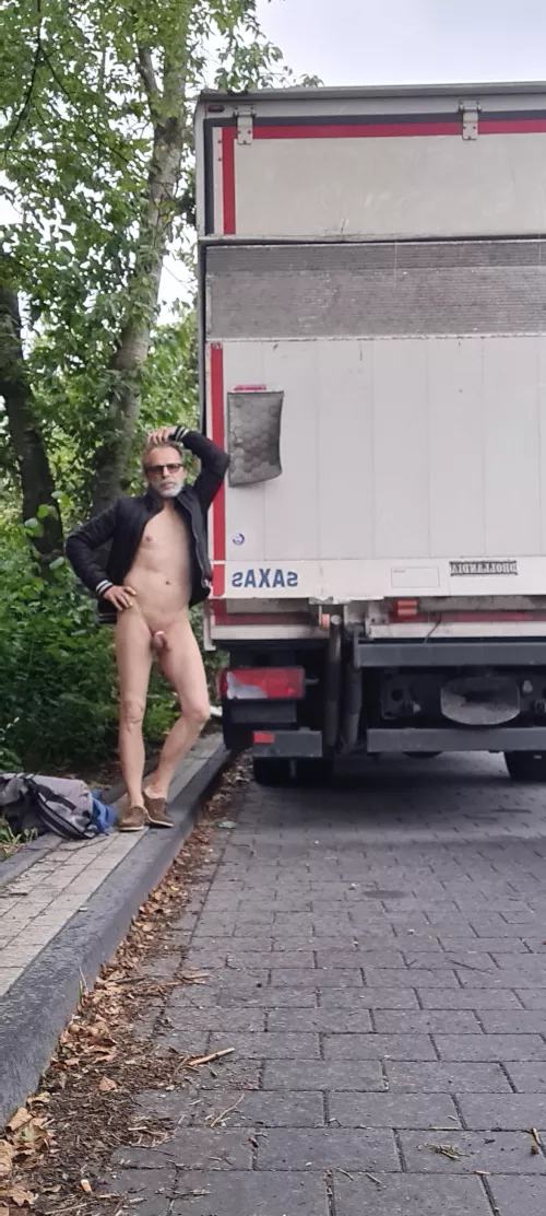 Ulrich naked outdoor by ullibult