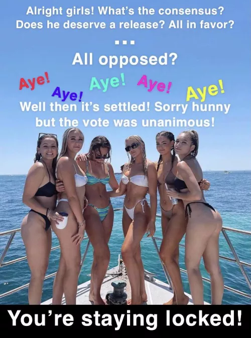 Unanimous vote by lightfuseandrun