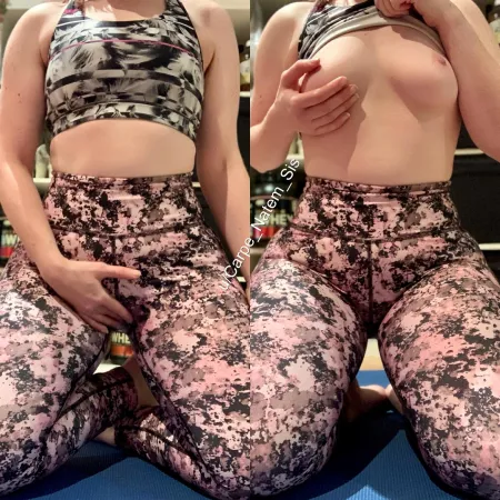 Undecided on my workout routine - is it a day for hip thrusts… or chest presses… 🤔 (f) by Carpe_Natem_Sis