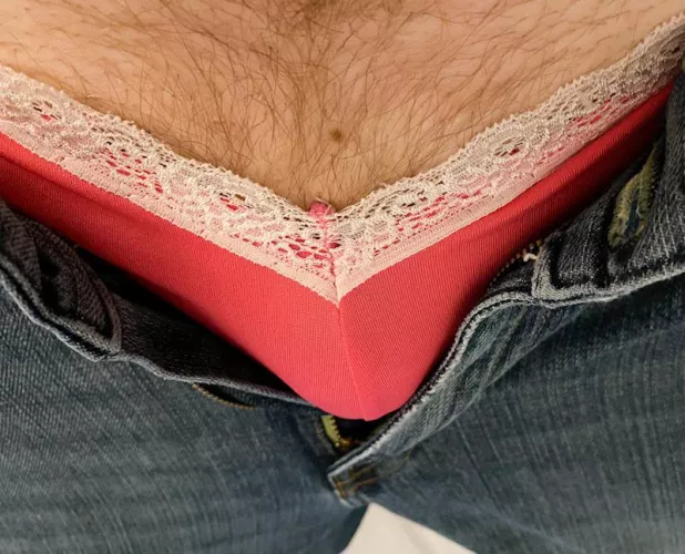 Under my jeans by bitxpantyman