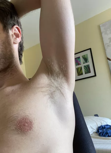 Under my left arm. by zillinja1