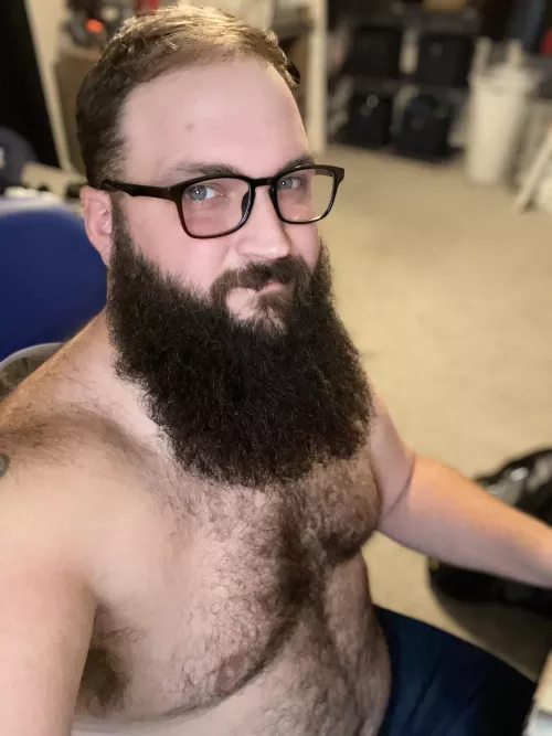 Under these glasses I’m super bear. by d6fur