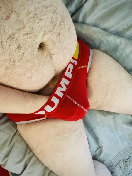 Undies party! Feel very horny this morning and don’t stop to change my undies. 😈😈