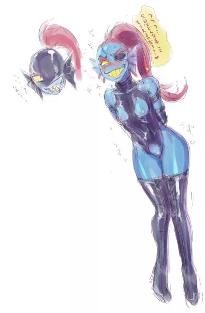 Undyne tied up and sold to be some guys play thing for the night :) posted by IfULookAtMyNameUrGay