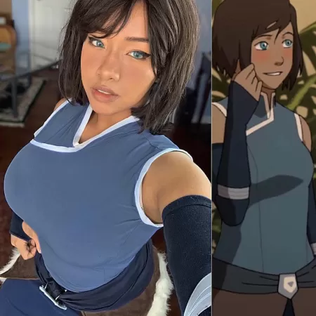 UniqueSora as Avatar Korra by rTawAyug
