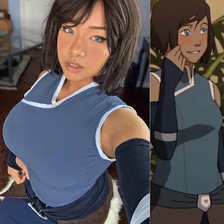 UniqueSora as Avatar Korra by presoff_Aman