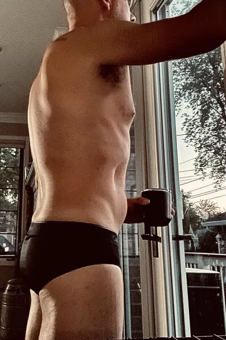 Up early watching the stars disappear no sun emerge… with coffee by FunBeHad