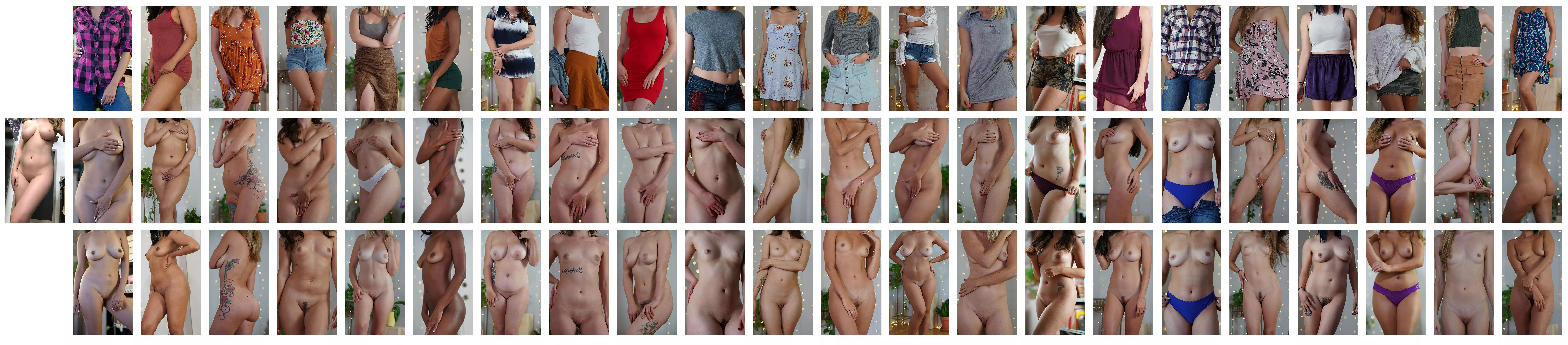 Updated cast photo collage! 23 models and counting!! posted by nakedbakerstv