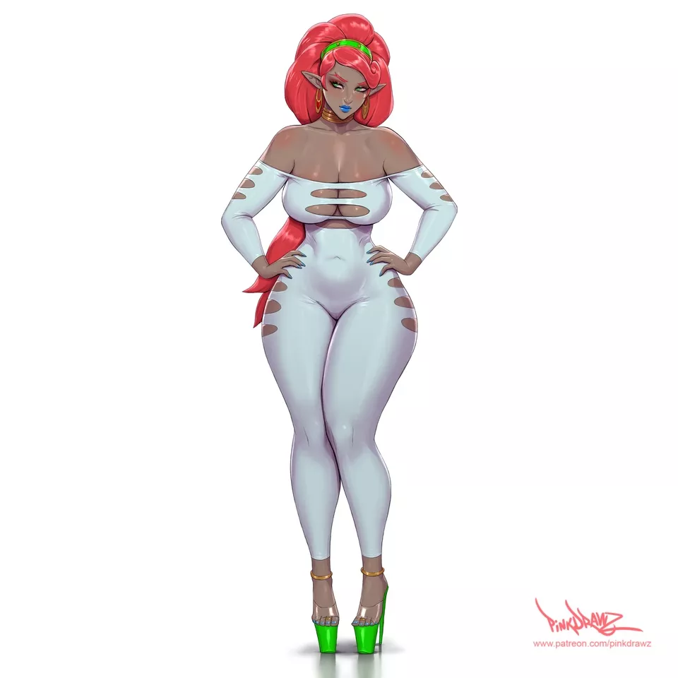 Urbosa scene girl outfit (pinkdrawz) [The Legend of Zelda] posted by BigMilfyGothFuta