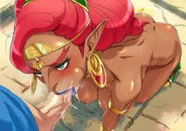 Urbosa sucking links cumming dick by [deleted]