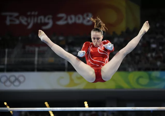 US artistic gymnast Chellsie Memmel 2008 Olympics by star_form_tree