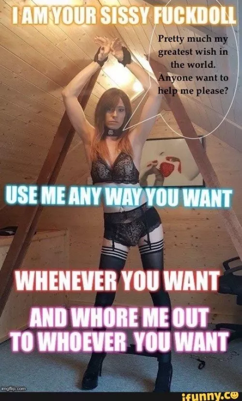 Use me Alphas. I am just a sissy beta piggy to use and abuse whenever and wherever ordered! by Subsissypiggy