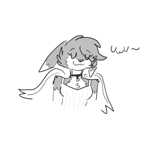 uwu face by Snowwingedwolf