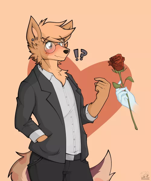 Valentine's Day! | Commission (Art by me!) by RaccLee