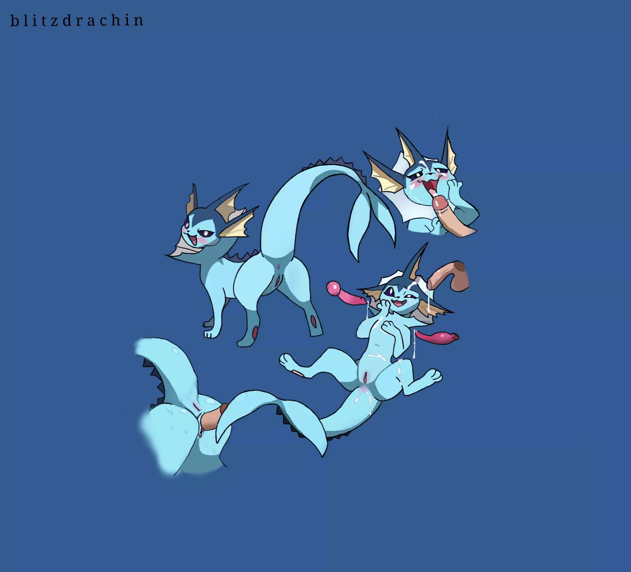 Vaporeon [F][M] (Blitzdrachin) posted by DracoMalfoy404