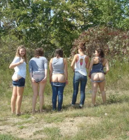 Various states of mooning by SlaveGirl1969