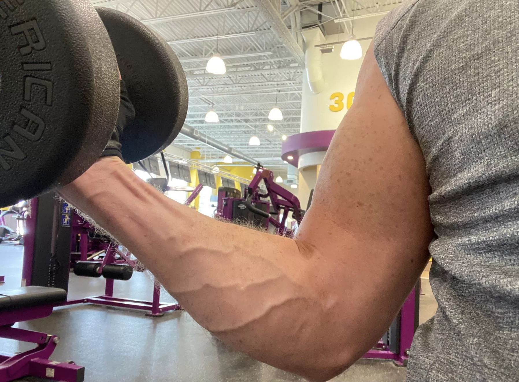 Vascularity from a good pump today posted by nerd_fitness