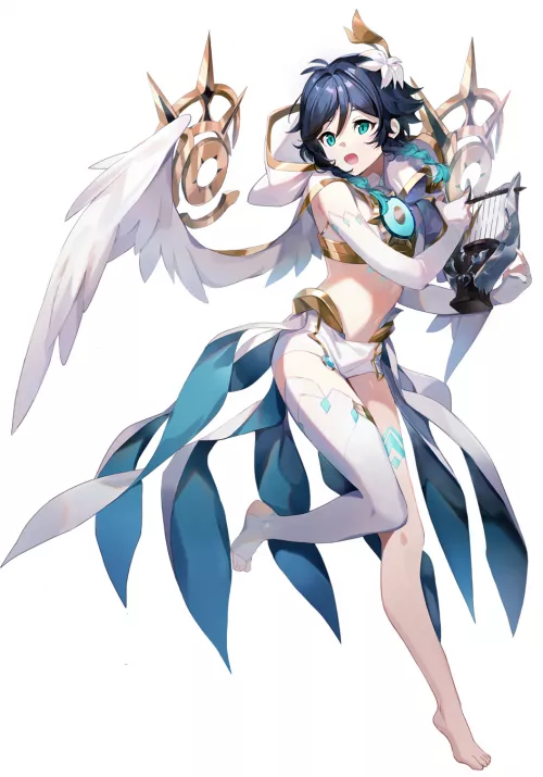 Venti is just the absolute cutest! All... the... cuteness!!! 🥰🥰🥰 (tkt (tango 0906)) by LittleCatPrince