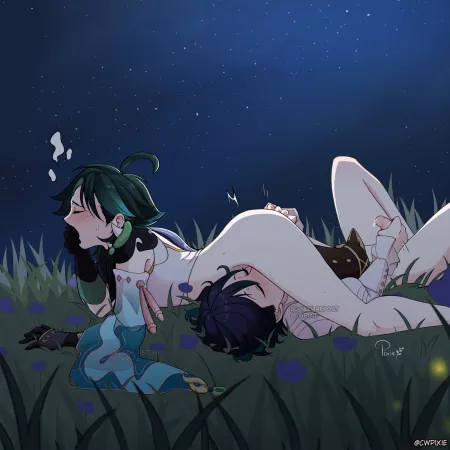 Venti Loves the Taste of Xiao by VentiIsMyWaifu