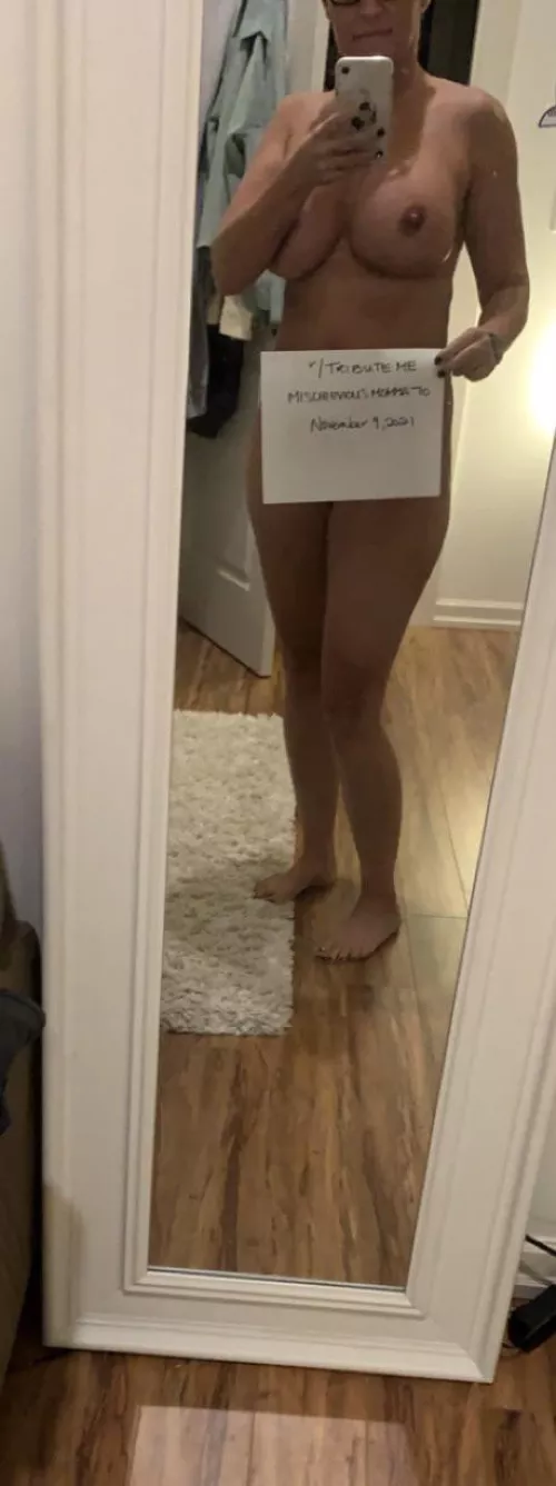 [verification] (f) second try! This time my daughter caught me 😬naked using her mirror Oopsy by mischieviousmomma70