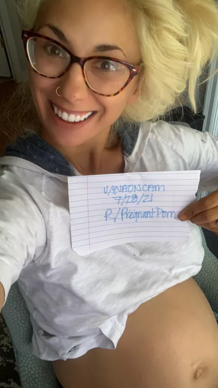 Verification photo! 27 weeks with my SIXTH baby! ❤️ by evaoncam