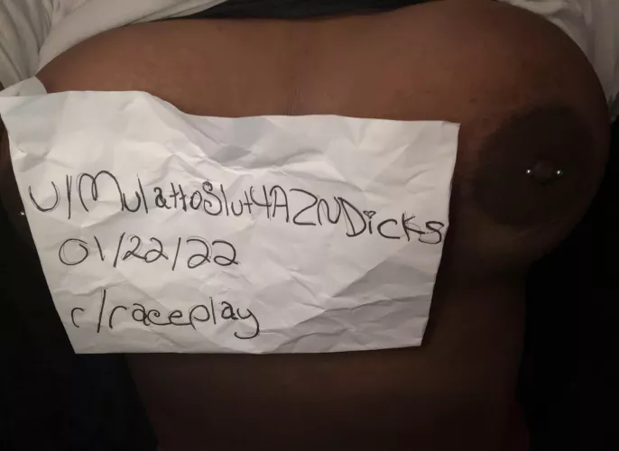 Verification - Single Titty Edition by MulattoSlut4AZNDicks