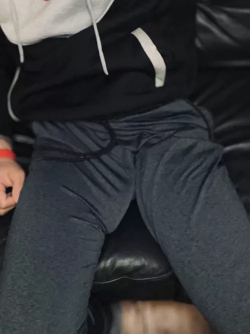 Very horny on my mates sofa by Narrow-Aide648