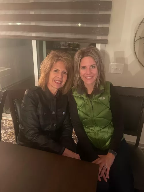 Very sexy mother/daughter duo…almost like twins 🖤💚 by ganggang89882