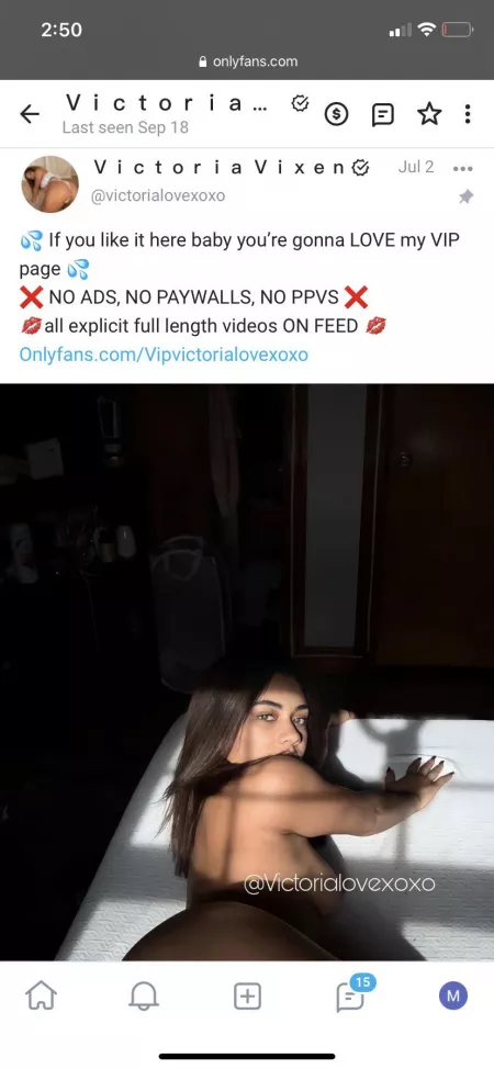 Victoria Love Only Fans !!! 15$ !!! Her sub cost 30$ !!!! All nude pics and vids HMU !!!!! by Puzzleheaded_Two_990