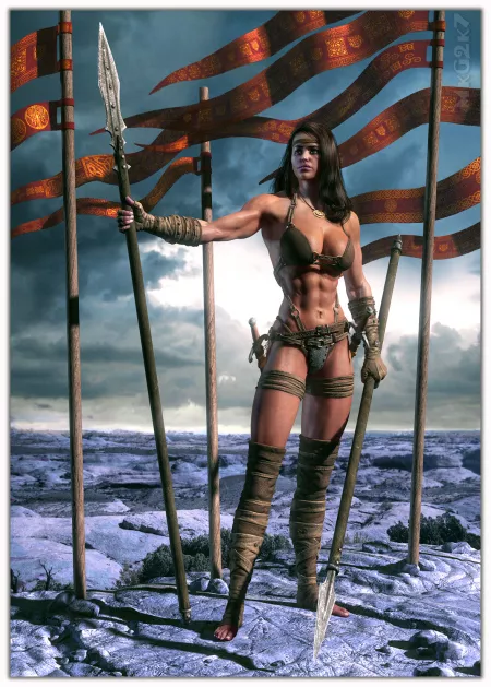 Victorious warrior [art] by zadie_backinblack