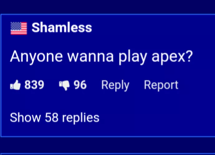 video so boring that guy wanna play Apex Legends (vid source in comments) by AssistSufficient1299
