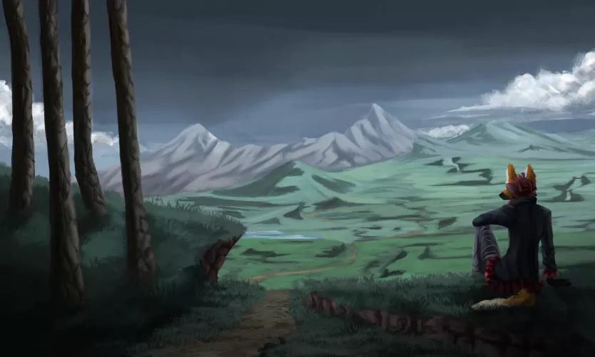 'Viewpoint' art by me by N4berius