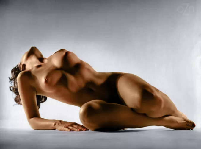 Vintage nude pinup in the studio - circa 1960's by Oldiznewagain