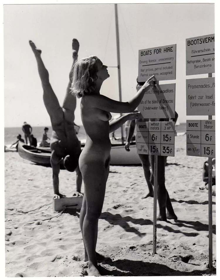 Vintage: What's crazier? Those prices or that man doing a handstand? posted by bobettebobqc