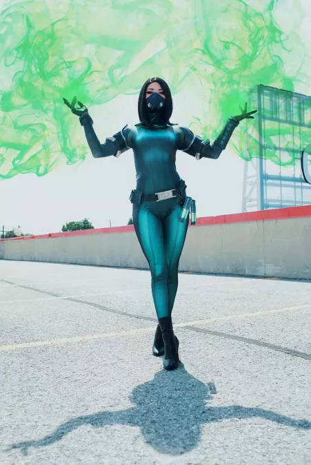 Viper from Valorant cosplay by Dessyyc by oxdessyxo