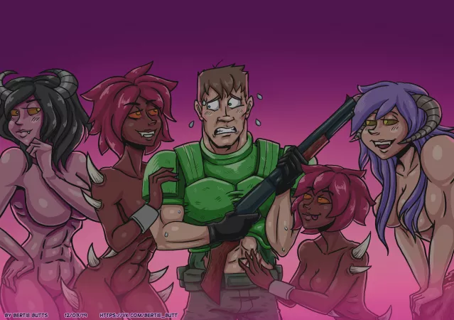 Virgin Doomguy by Jaxx1992