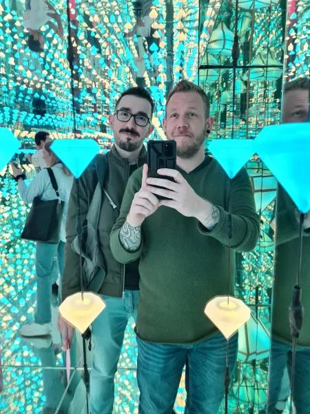 Visiting some amazing art instalations with the boyfriend 😊 by Socks2877