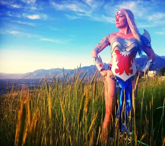 Vixen Blue (self) as Ame-Comi Wonder Woman by Vixen_Blue