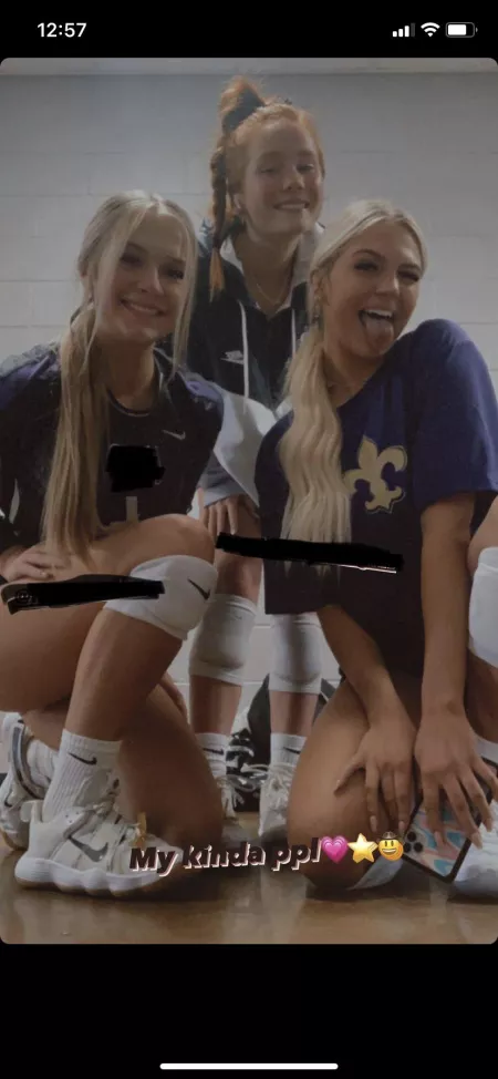 Volleyball trio [3] by rocksyfan