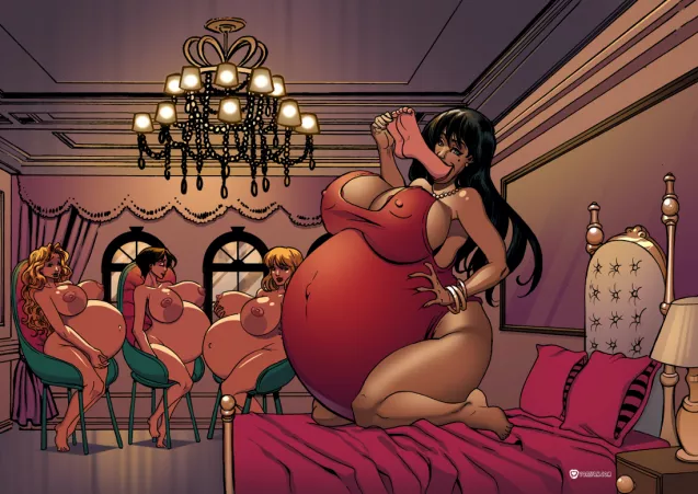 Vore With Spectators [Artists: Shonemitsu / Slasher] (vore belly, belly expansion, nudity) by CezarNix