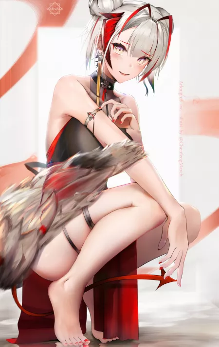 W [Arknights] by CheetahSperm18