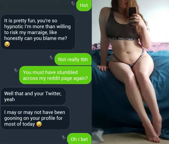 Wait til she's in the other room, then text me. I want to play with humiliation (and SPH!), cuckold, blackmail & expose, homewrecking, tease & denial, forced intox, CBT [dom][sext][pic][oth][snp][kik][rate][fet] by ChloeBunny14