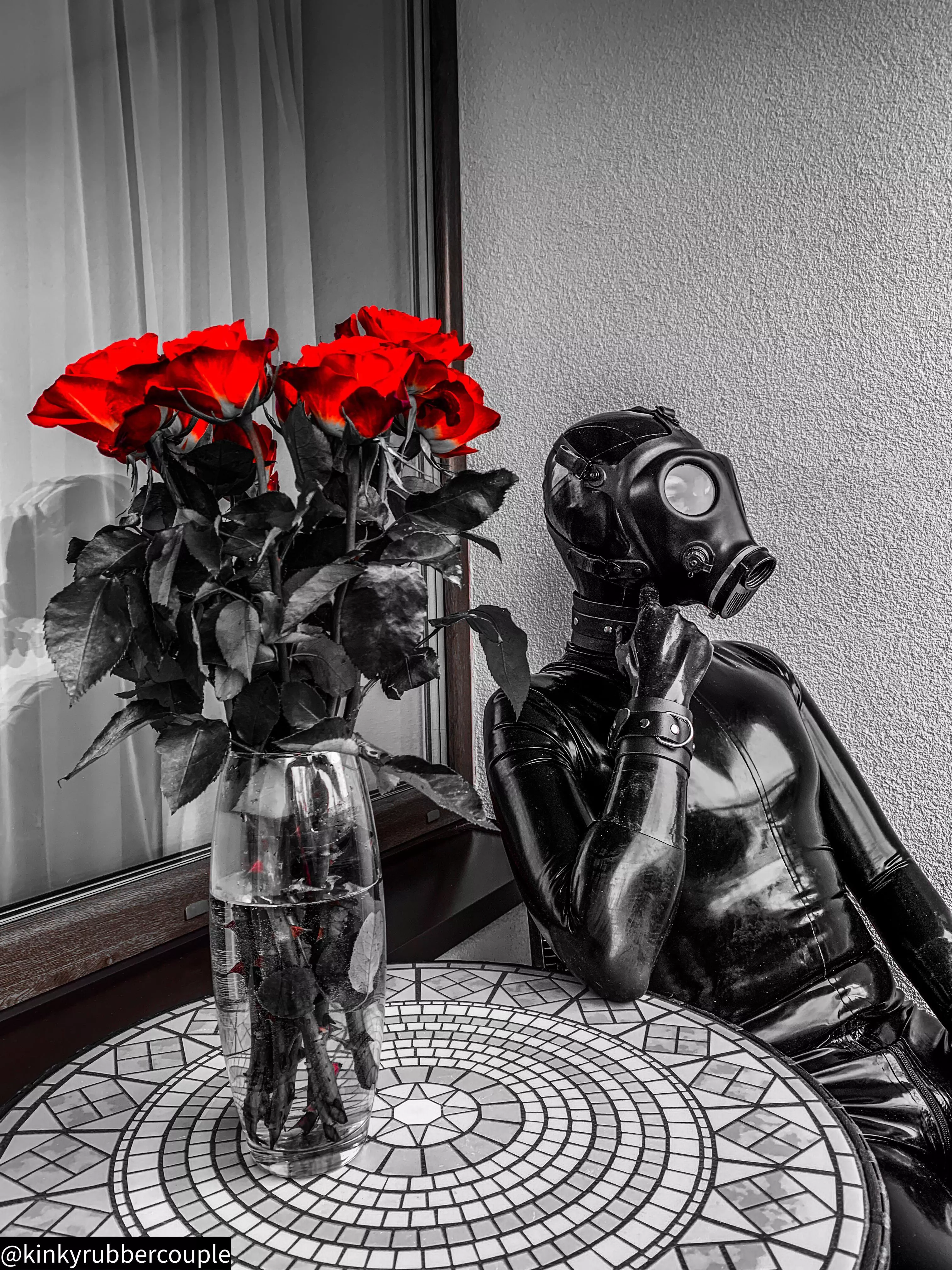 Waiting for Mistress [M] [OC] posted by kinkyrubbercouple