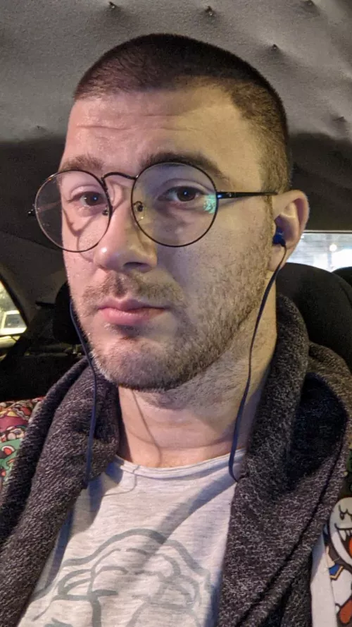 Waiting for my beard to grow up by Nude-Druid